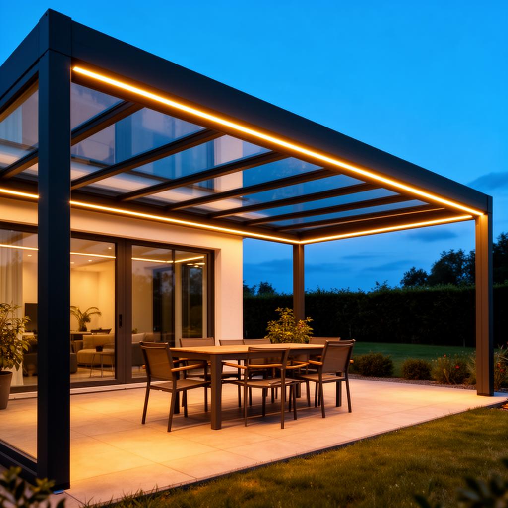 Terra PLUS met glaswanden en LED